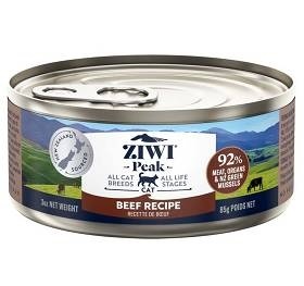 Ziwi Peak Beef – pełnoporcjowa, monobiałkowa mokra karma bezzbożowa, dla kotów z wrażliwym układem pokarmowym85 g