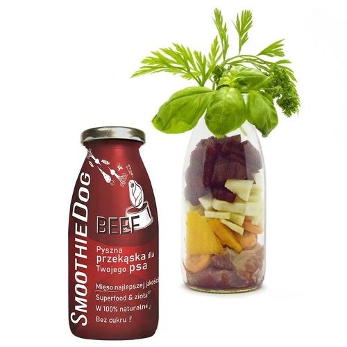 SmoothieDog Beef 250ml - smoothie dla psa, wołowina z warzywami